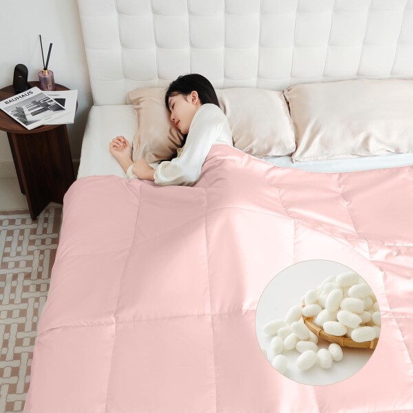 THXSILK シルク掛け布団 真綿布団 肌掛け布団 洗濯機可 100％シルク