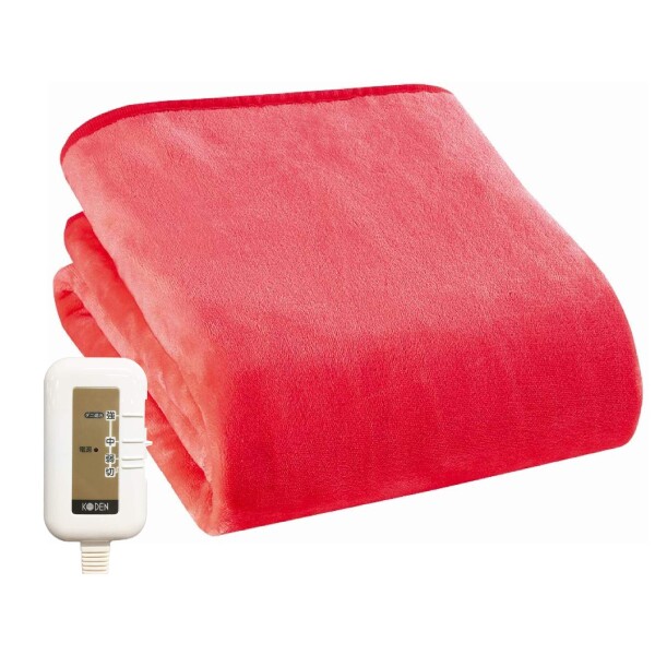 広電(KODEN) 電気毛布 敷き 140×80cm フランネル ピンク 洗える ダニよけ スライド温度調節 省エネ CWA551H-PD