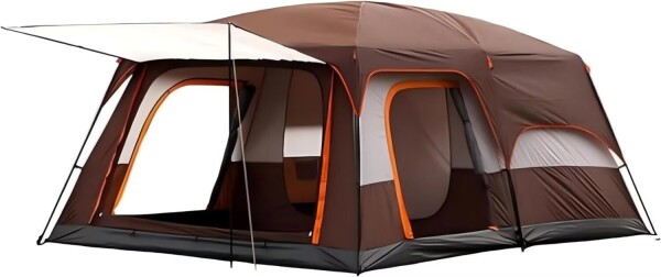 Jumei テント キャンピングテント ドームテント 2ルーム 二重層