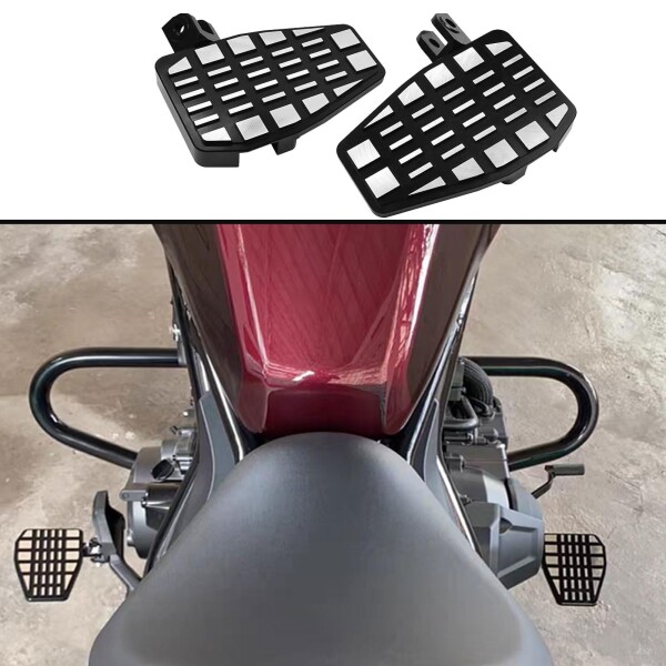 SHINKXMT オートバイ ドライバー ワイド フロアボード ライダー フットボード フットペグ ペダル フットレスト エクステンション適用車種ホンダ Rebel CMX 1100 CMX1100 CMX-1100 アクセサリー 2021 2