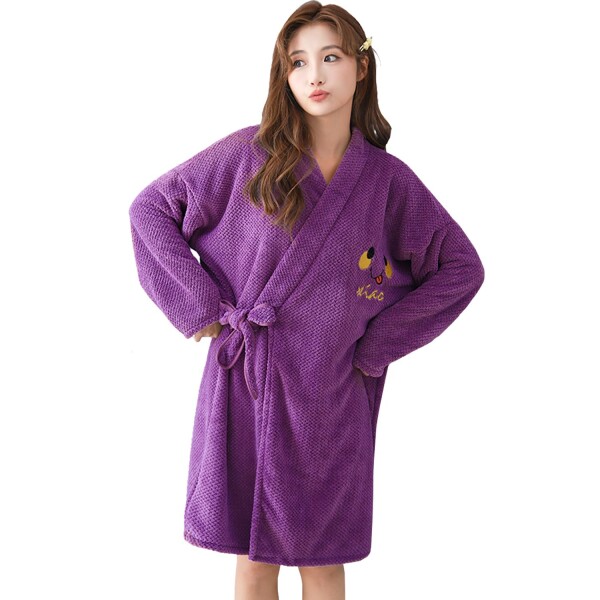 マイクロファイバー調整可能バスローブ マイクロファイバー調整可能バスローブ BATHLIER（バスリエ）「大人の