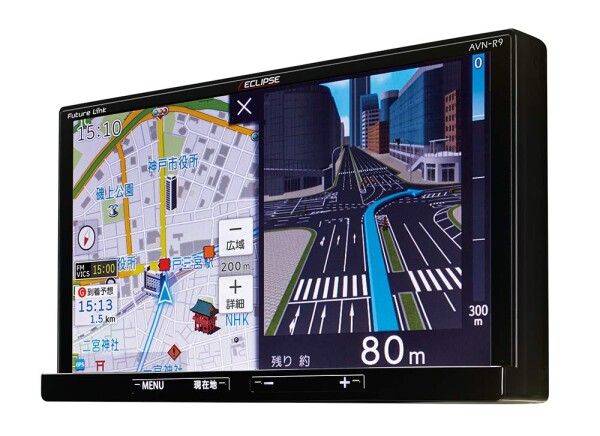 デンソーテン カーナビ ECLIPSE Rシリーズ AVN-R9 7型 トヨタマップ