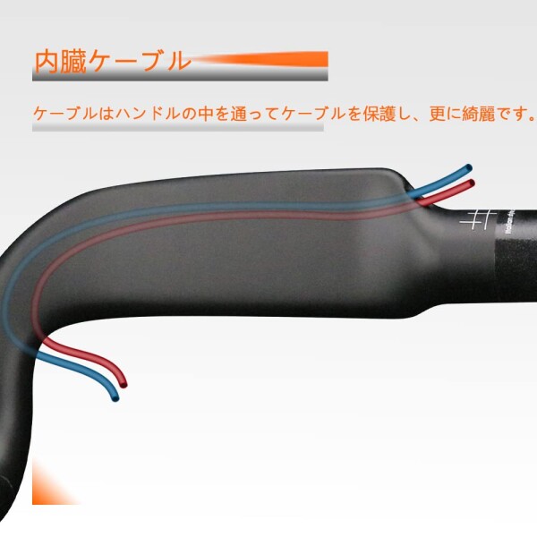 カーボンエアロハンドル Alfa Pasca ドロップハンドル 31.8mm ロードバイク ハンドル UD 478mm