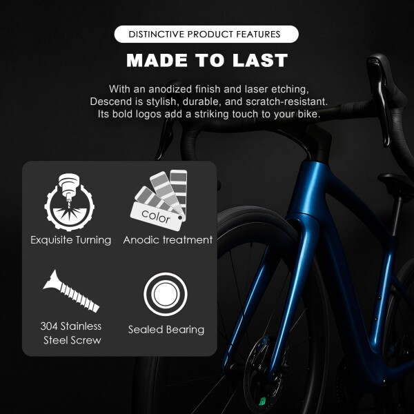 WFS HY875 セミインテグレーテッドテーパーヘッドセット 1-1/8インチ