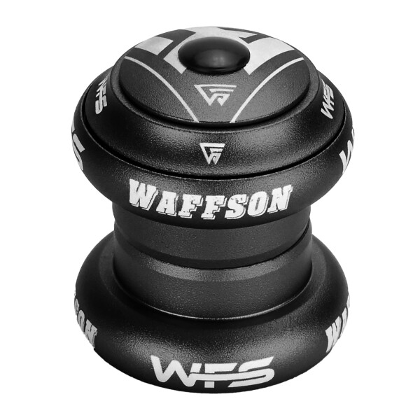 ヘッドセット WFS NV.58 1-1/8 Inch Threadless Bike Headset - CNC Alloy, Sealed Bearings, for 34mm Head Tube, Includes Top Cap and Starnut, Matte Black