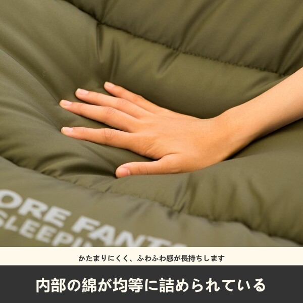 BISINNA グラフェン繊維 寝袋 軽量 2.5kg オールシーズン対応 防水 収納袋付き アウトドア キャンプ 車中泊 登山用 封筒型シュラフ
