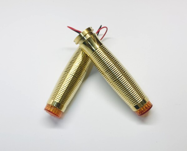 ハーレー カスタム パーツ 1台分 ：ブラス/ハーレーダビットソン ハンドル バー ウインカー ブラス 部品