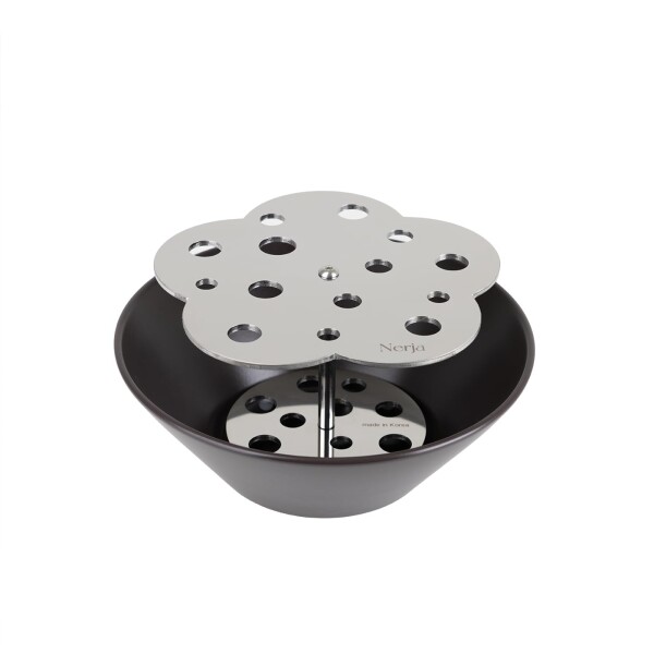 NERJA(ネルハ)イケバナセラミックフラワーベース (フラワー・ブラウン)