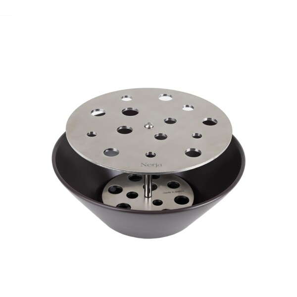 NERJA(ネルハ)イケバナセラミックフラワーベース (マット・ラウンド・ブラウン)