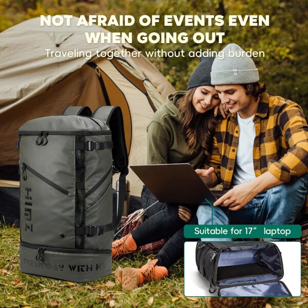 HIMZ WARRIOR 旅行 キャンプ クーラー バックパック ラップトップ