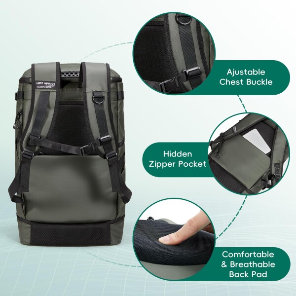 HIMZ WARRIOR 旅行 キャンプ クーラー バックパック ラップトップ