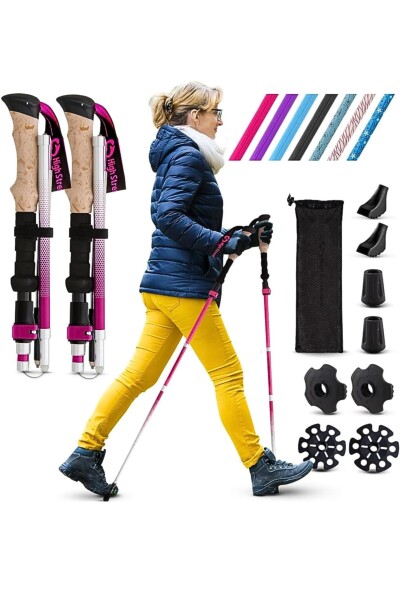 High Stream Gear  トレッキングポール ポール 杖 登山 ストック ステッキ