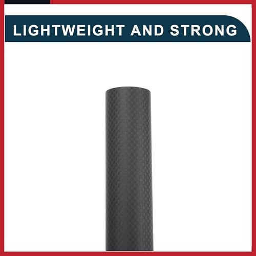 TUCKBOLD 自転車シートポスト 軽量 自転車サドルポスト シートチューブ マットブラック 1個 33.9x500mm カーボンファイバー