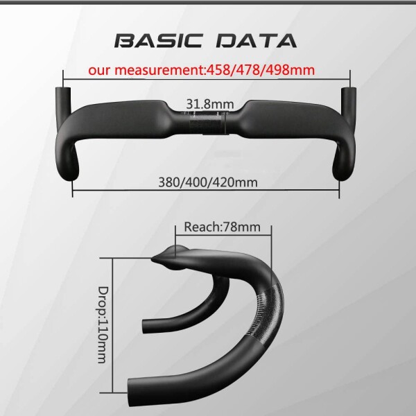 ドロップハンドル Alfa Pasca カーボンエアロハンドル 31.8 カーボン