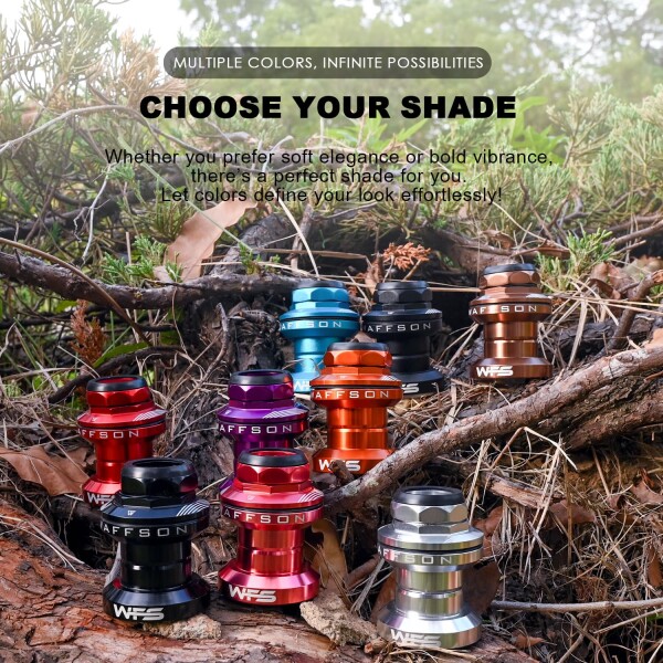 WFS AH.47 1インチ ネジ切り式 バイクヘッドセット（クラウンレース付