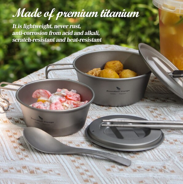 Boundless Voyage チタン　テーブルウェア　7点セット Boundless Voyage チタン テーブルウェア 7点セット Boundless Voyage