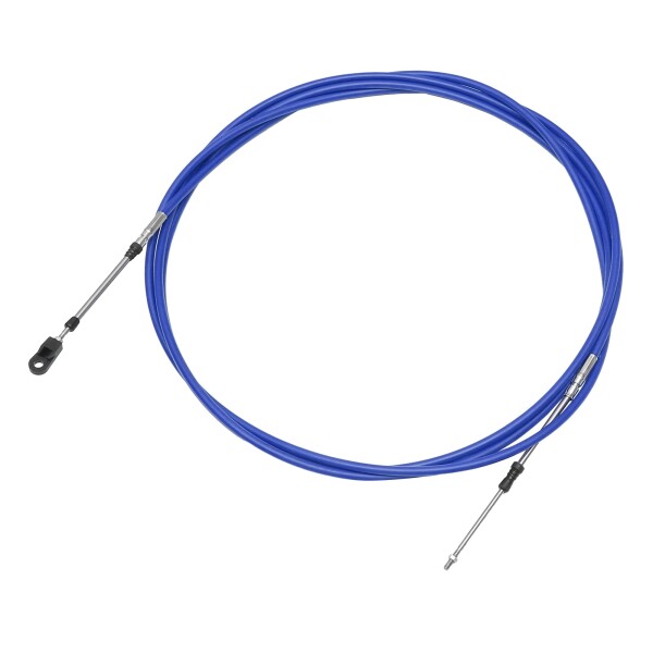 ACROPIX ユニバーサル500cm 16FT 33C/3300 マリンボートスロットルシフトコントロールケーブル ブルー Yamahaに対応船外機用ファスニングヘッド付き - 1個パック