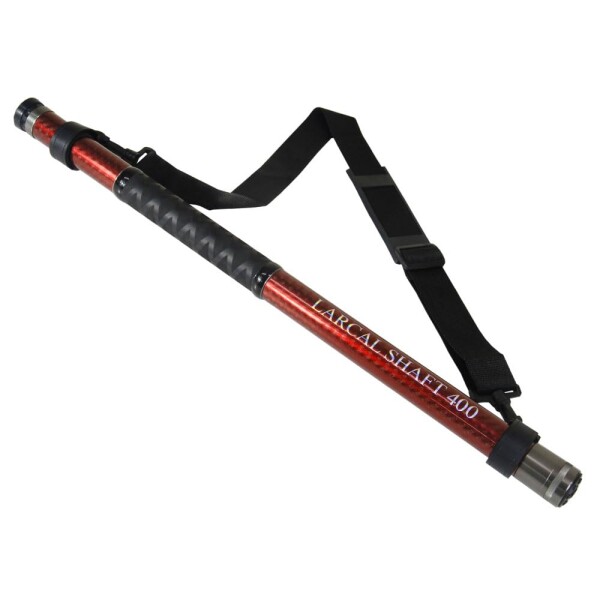 おり釣具 小継ぎ玉の柄 カーボンランディングシャフト LARCAL SHAFT(ラーカルシャフト) 3.5m／4m／4.5m／5m／5.5m／6m (ori-larcal) (レッド, 4ｍ)