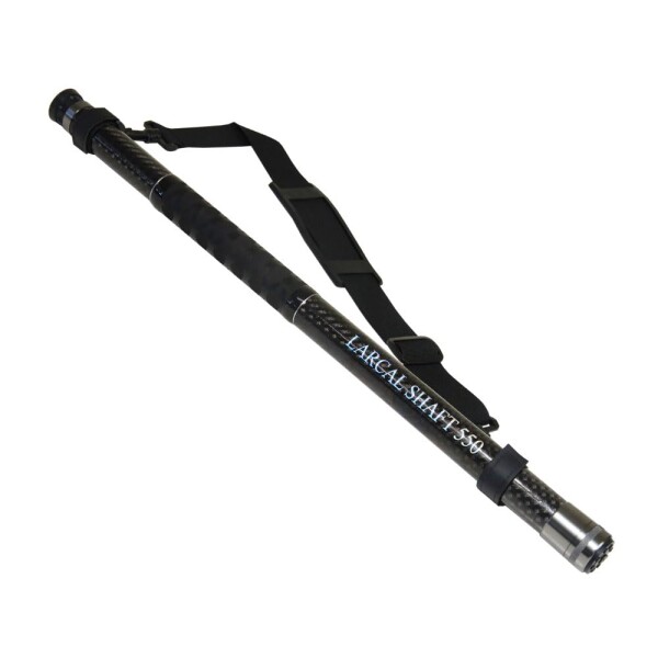 おり釣具 小継ぎ玉の柄 カーボンランディングシャフト LARCAL SHAFT(ラーカルシャフト) 3.5m／4m／4.5m／5m／5.5m／6m (ori-larcal) (ブラック, 5.5m)