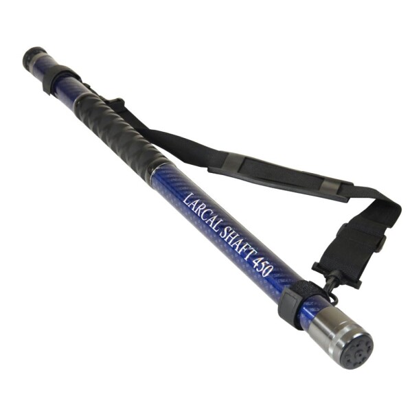 おり釣具 小継ぎ玉の柄 カーボンランディングシャフト LARCAL SHAFT(ラーカルシャフト) 3.5m／4m／4.5m／5m／5.5m／6m (ori-larcal) (ブルー, 4.5m)
