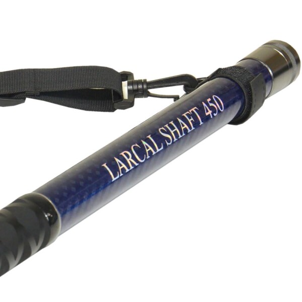 おり釣具 小継ぎ玉の柄 カーボンランディングシャフト LARCAL SHAFT(ラーカルシャフト) 3.5m／4m／4.5m／5m／5.5m／6m (ori-larcal) (ブルー, 4.5m)