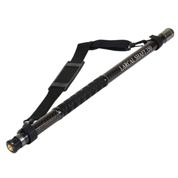 おり釣具 小継ぎ玉の柄 カーボンランディングシャフト LARCAL SHAFT(ラーカルシャフト) 3.5m／4m／4.5m／5m／5.5m／6m (ori-larcal) (ブラック, 3.5ｍ)