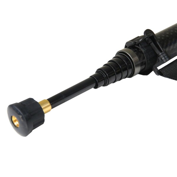 おり釣具 小継ぎ玉の柄 カーボンランディングシャフト LARCAL SHAFT(ラーカルシャフト) 3.5m／4m／4.5m／5m／5.5m／6m (ori-larcal) (ブラック, 3.5ｍ)