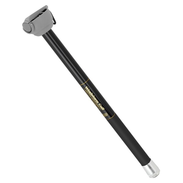 SANLIKE イカギャフ Windstorm Gaff 伸縮 超小継 ワンタッチ エギング 釣り ギャフ アオリイカ釣り ブラック 5M