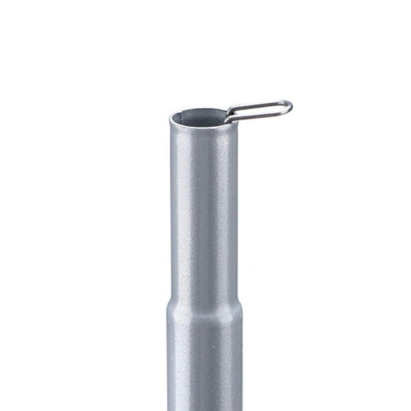 Naturehike タープポール亜鉛メッキ鉄ポール四段階天幕ポール長持ち使用できる２個入り収納ケース付き(白花色, 2.4M)