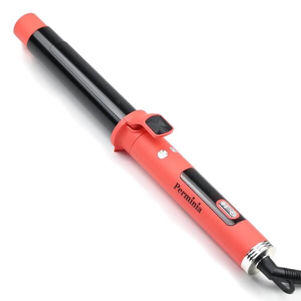 Perminia オートカールアイロン 32mm  自動巻き コテ 自動＆手動両用 160[度]〜230[度] 4段階温度調節 初心者対応 ロングヘアー用 スタイリングアイロン 海外対応 急速加熱 PSE認証済み 髪型セット