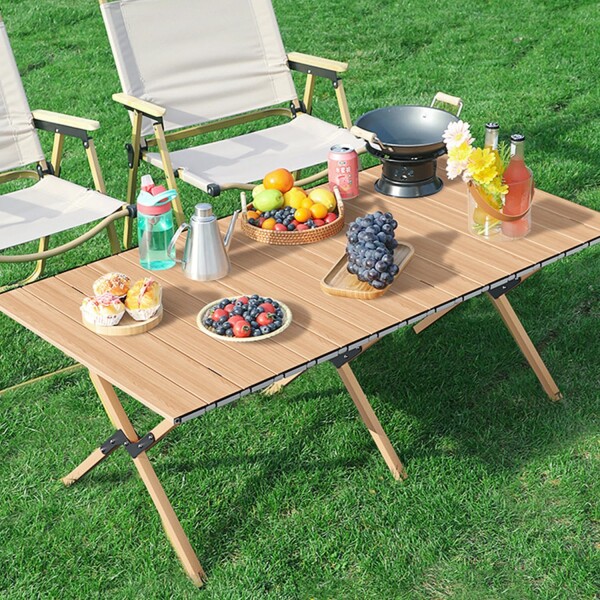 VicBre ピクニック 折りたたみ テーブル ロールテーブル アウトドア