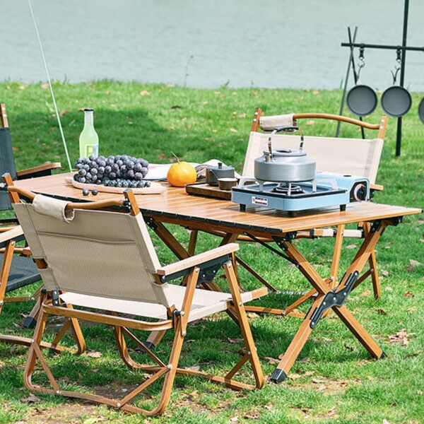 軽量・持ち運びもらくらく ライトフレームアルミテーブル(EBI-LFTB01) | 生活スタイル雑貨,アウトドア,テーブル |  オウルテックダイレクト本店 コンパクト キャンプ ローテーブル 組み立て簡単 収納バッグ付き，軽量 bbq テーブル アルミテーブル キャンプ用の屋外旅行テーブ