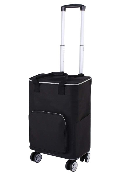 Falytemow 折りたたみ式ユーティリティカート 断熱バッグ付き 折りたたみ式 再利用可能 ショッピングトロリーバッグ 車輪と伸縮ハンドル付き 防水 オックスフォード生地 折りたたみ食料