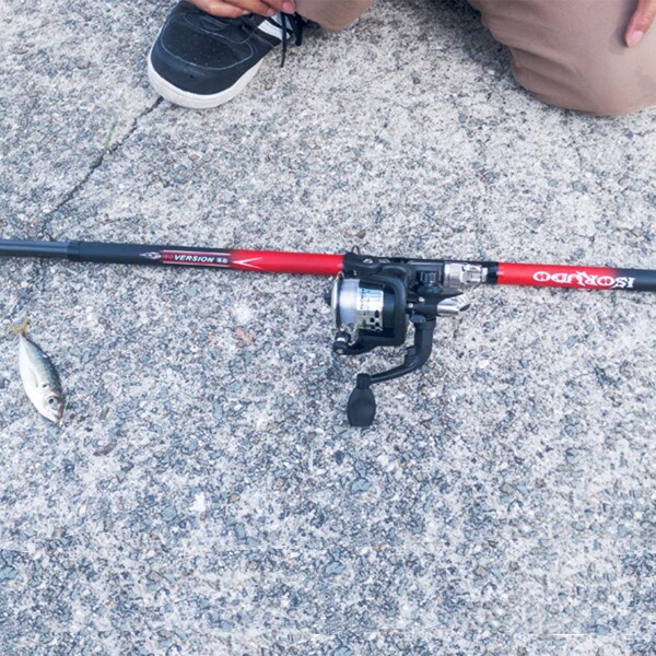 磯竿 振出式ロッド 「イソルドA」 海釣り・淡水両用 スピニングリール用 2号程度 釣竿専用収納袋付 6.3m qb300082a03n0