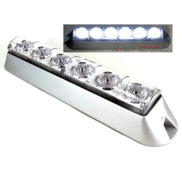 ALTEED(アルティード) LEDフラッシュライトバー 白色発光 アルミボディ&拡散レンズ 12V24V自動車対応