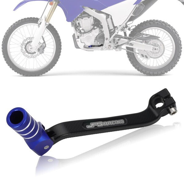 JFG バイク フット シフトペダル チェンジペダル アルミ製 滑り止め 可倒式 高強度 耐久性 適用車種 WR250R 2008-2020 WR250X 2008-2011 オートバイ シフトレバー ‐ ブルー