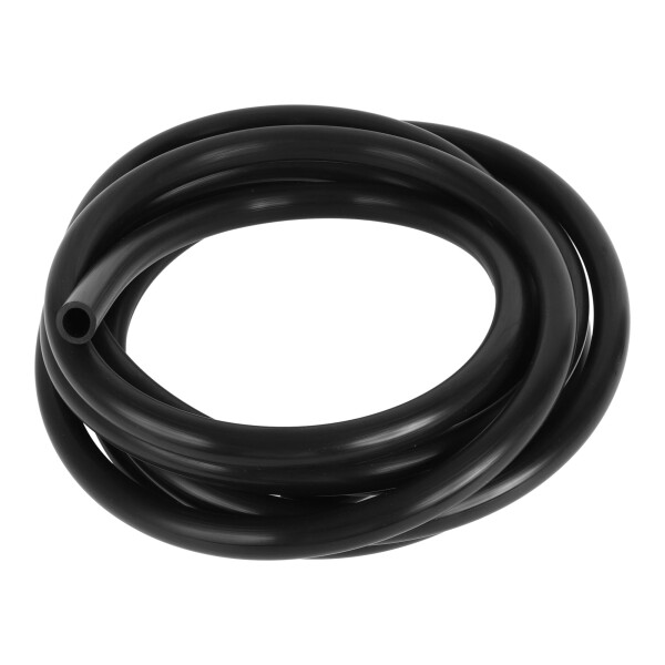 A ABSOPRO シリコーンバキュームチューブホース 高温 15FT 1/2" 12mm ID 2.5mm 厚さ 自動車用バキュームライン シリコーン ブラック 1本