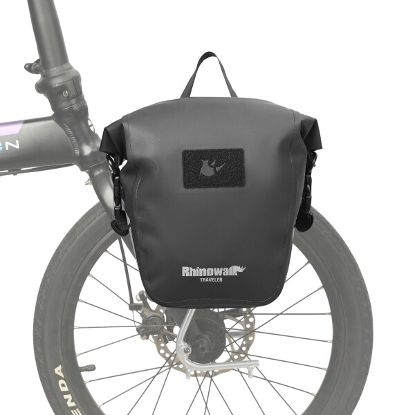 Rhinowalk 自転車パニアバッグ防水6/12/20/25L自転車後部座席バッグバックパックツーリングサイクリング用ショルダーストラップ付き