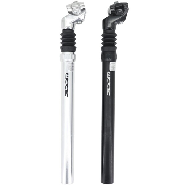 自転車サスペンションシートポスト 25.4mm 27.2mm 28.6mm 30.4mm 30.9mm 31.6mm ショックアブソーバーダンパーゴムシートポストサイクリングシートポストロードバイク MTB,黒25.4mm