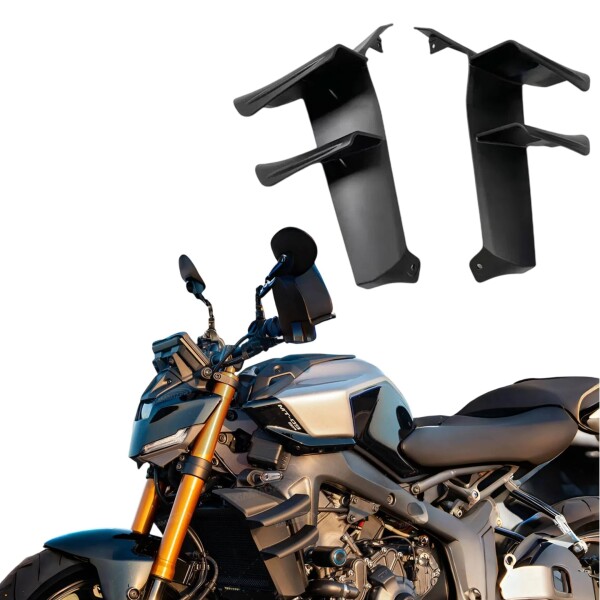 Eiksouvi FOR MT-09 2024-2025 空力翼キット フロントウイング スポイラー mt09 カスタムパーツ エアウィング