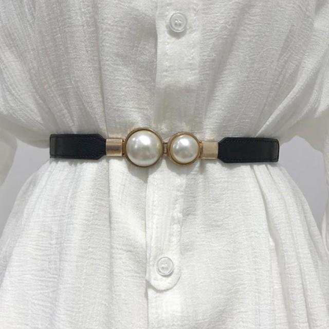 ベルト アンティーク調 シンプル レディース ワンタッチ パール ウエスト調整 セーター 飾りベルト おしゃれ かわいい ワンピース ゴム の通販はau Pay マーケット ｓｕｎｆｌｏｗｅｒ