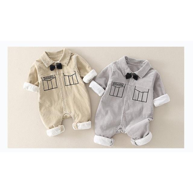 カバーオール ロンパース 子供服 ベビー 赤ちゃん キッズ 男の子 紳士風 長袖 春 可愛い フォーマル 誕生日 かっこいいの通販はau Pay マーケット ラッキースマイルプラザ
