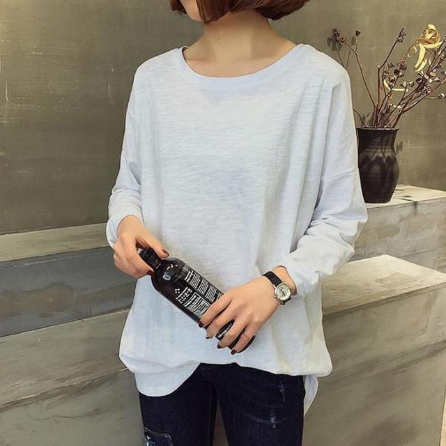 ロング丈 ロンt カットソー Tシャツ 長袖 レディース T514 ボートネック レイヤードインナーの通販はau Pay マーケット ラッキースマイルプラザ