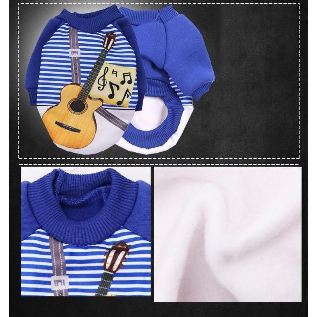 キャットウェア 洋服 ドッグウェア M 犬用 袖あり ギター ネコ用 Xl 2xl 犬の服 ボーダー 猫用 トレーナー Sの通販はau Pay マーケット ラッキースマイルプラザ
