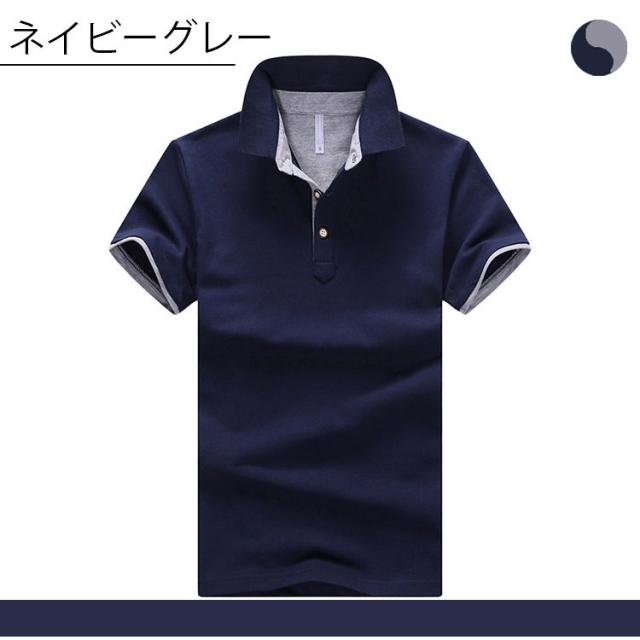 カジュアル 重ね着スタイル トップス ボタンダウン スポーツ 半袖tシャツ ゴルフ かっこいい 夏ポロシャツの通販はau Pay マーケット ラッキースマイルプラザ