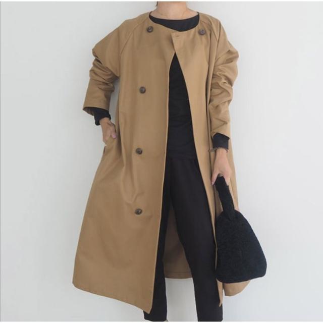 トレンチコート レディース スプリングコート 膝丈 ミディア丈 秋 コート ロングコート フート付き おしゃれ アウター 秋 冬 物 春服 大の通販はau Pay マーケット ラッキースマイルプラザ
