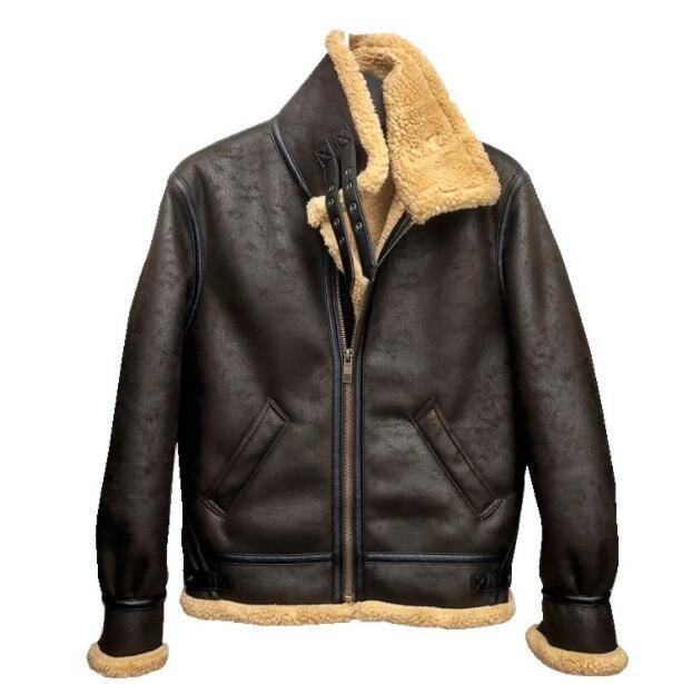 毛皮一体 男性 フライトジャケット ベルベット 厚 バイクジャケット 青年革ジャン ワッペン レザージャケット 本革コートの通販はau Pay マーケット ラッキースマイルプラザ