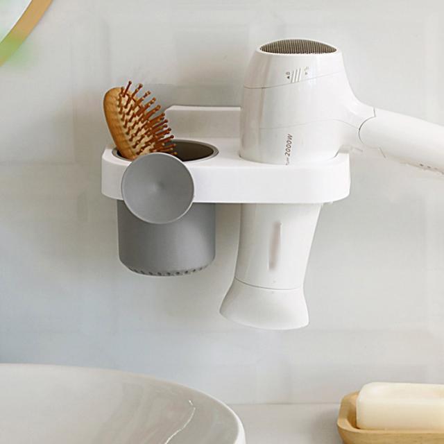 ヘアドライヤーホルダー 壁面収納 小物整理 多機能ラック オシャレ 壁掛け ドライヤー ホルダー スタンド 浴室 洗面所 ドライヤー置き コの通販はau Pay マーケット プレッピー