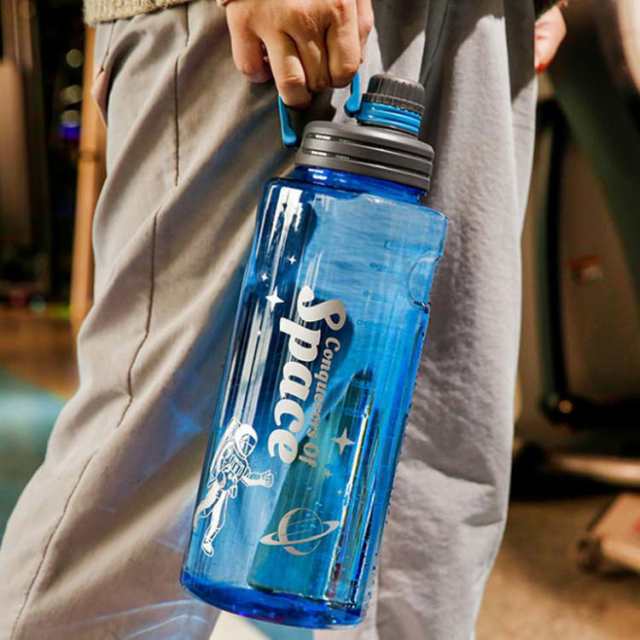 ボトル 水筒 フィルター スポーツボトル 直飲み プラスチック ウォーターボトル 3000ml 2000ml 1500ml 1100ml 目盛り付き  大容量 スポ