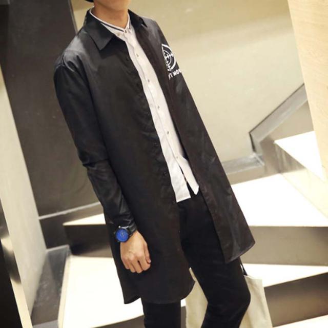 カジュアルジャケット メンズジャケット ロング丈 長袖 ジャケット メンズ アウター カジュアル お兄系 きれい目 アメカジ 秋服 冬 男性の通販はau Pay マーケット プレッピー